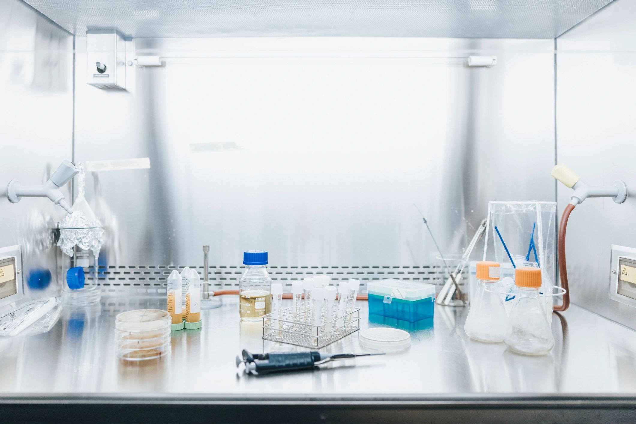 Biotech laboratory equipment used for analytical testing